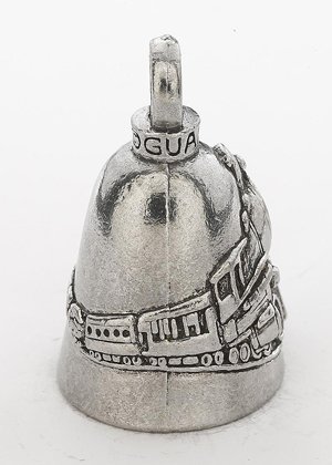 Freight Train - Pewter - Motorcycle Guardian Bell® - Made In USA - SKU GB-FREIGHT-TR-DS