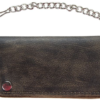 Leather Chain Wallet - Heavy Duty - Distressed Brown - AC51-12HD-DL