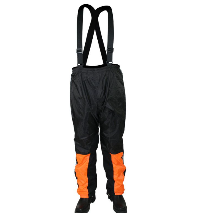 Rain Suit - Men's - Waterproof - Motorcycle - Orange and Black - RS30-ORANGE-DL