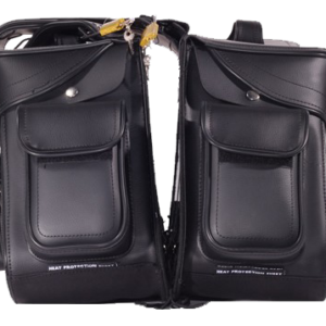 Saddlebags - PVC - Throwover - Pockets - Motorcycle - SD4085-NS-PV-DL
