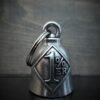 One Percenter - Pewter - Motorcycle Spirit Bell - Made In USA - SKU BB82-DS