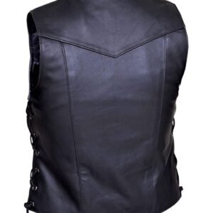 Leather Vest - Women's - 10 Pocket - Side Laces - 2675-00-UN