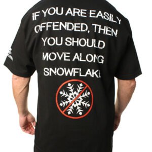 Men's Biker T-shirt - Politically Incorrect - Move Along Snowflake- MT122-DS