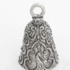 Peacock - Pewter - Motorcycle Guardian Bell® - Made In USA - SKU GB-PEACOCK-DS