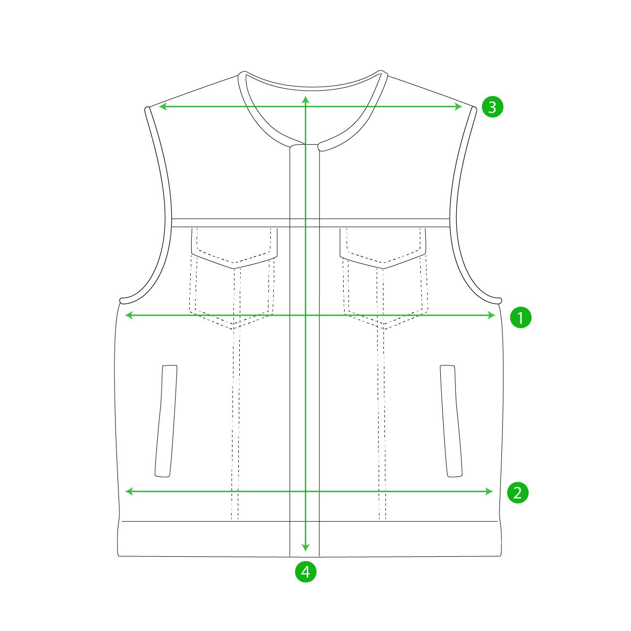 How to size your canvas vest.